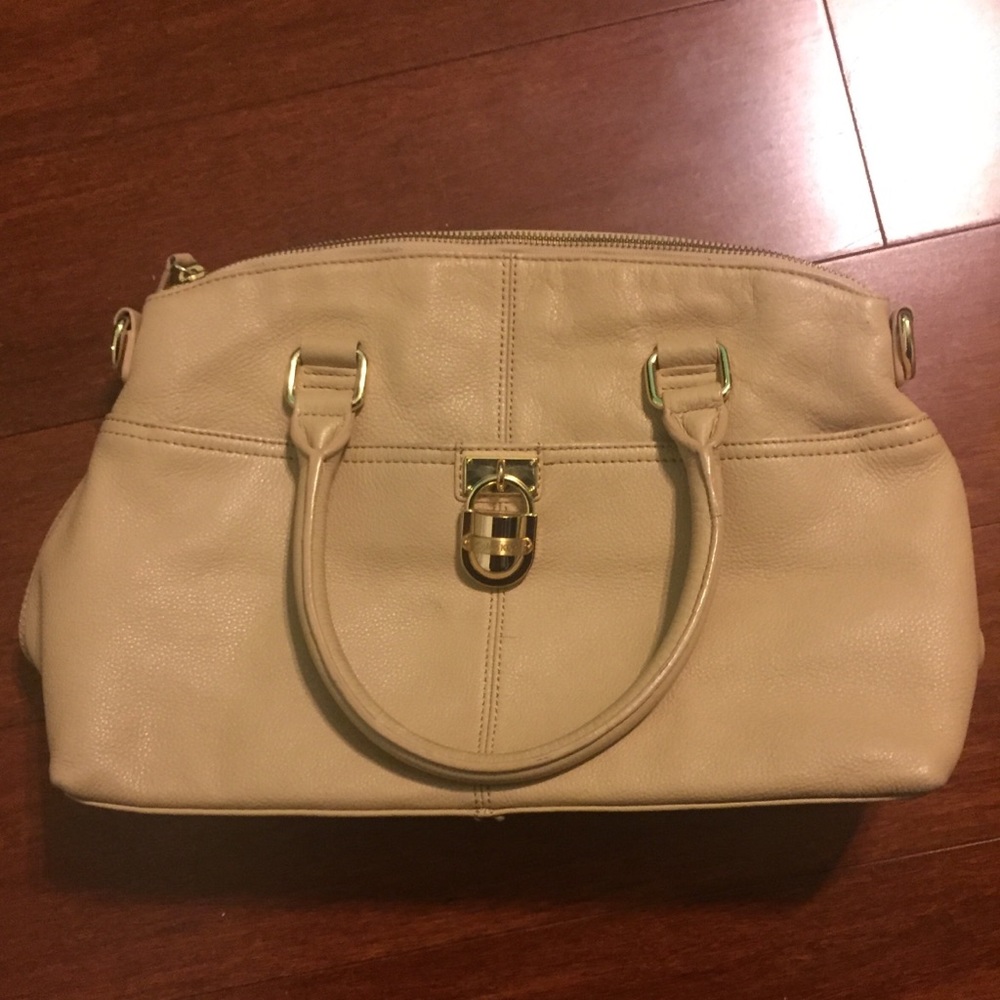 84% OFF CALVIN KLEIN Tan Leather Satchel Bag